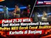 *Pukul 21.30 WITA, Saat Malam Menyelimuti Banua, Polres HSU Gerak Cepat Jinakkan Karhutla di Banjang*