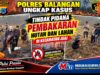 POLRES BALANGAN UNGKAP KASUS TINDAK PIDANA PEMBAKARAN HUTAN DAN LAHAN DI KECAMATAN JUAI