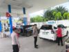Polsek Amuntai Selatan Lakukan Patroli Pengamanan dan Pemantauan Stok BBM di SPBU Panyiuran