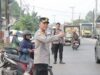 Kapolres Balangan Bersama Jajaran Laksanakan Pengaturan Lalu Lintas Pagi di SPBU Haur Batu
